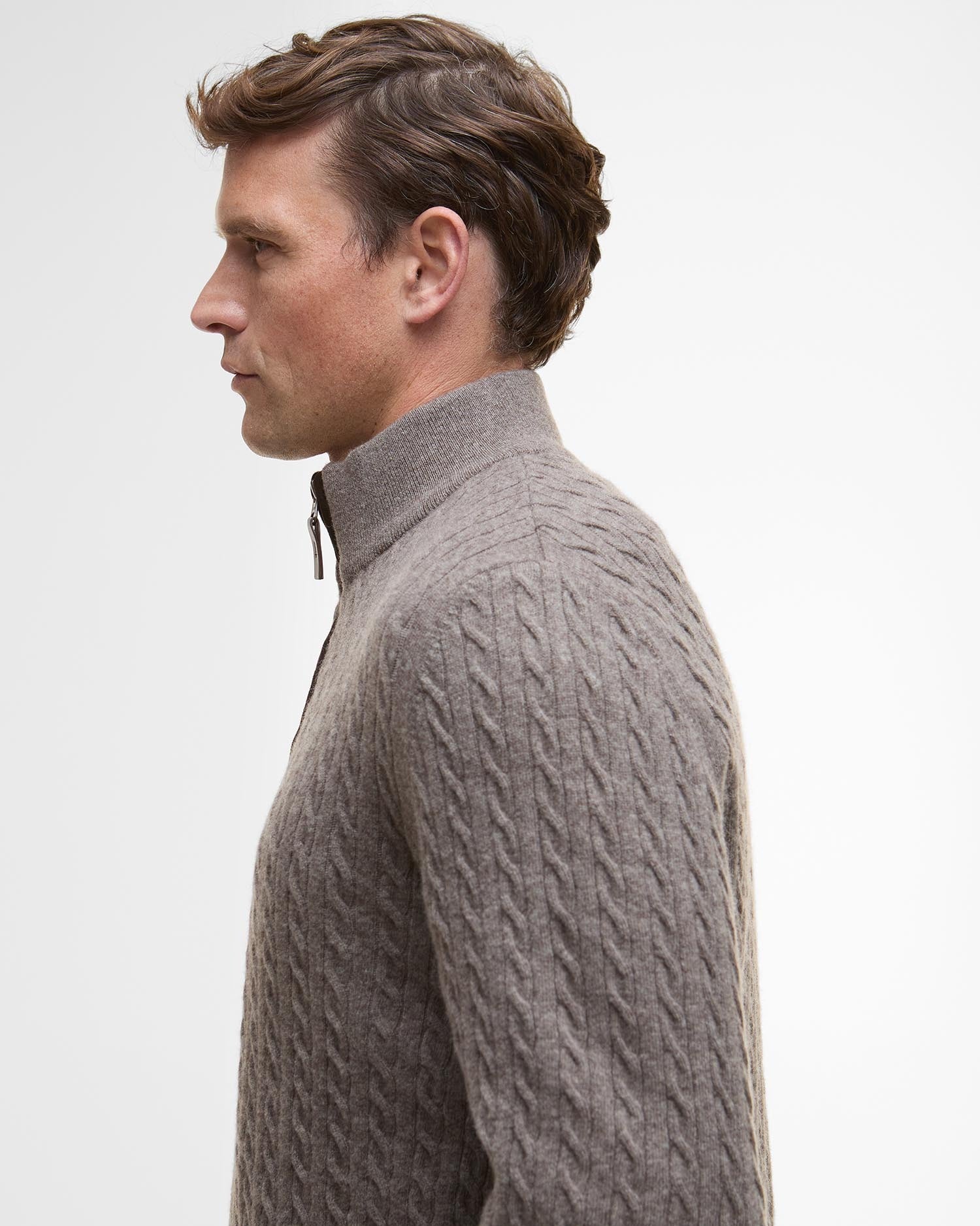 Barbour Men's Ramsden Half Zip Knitted Jumper