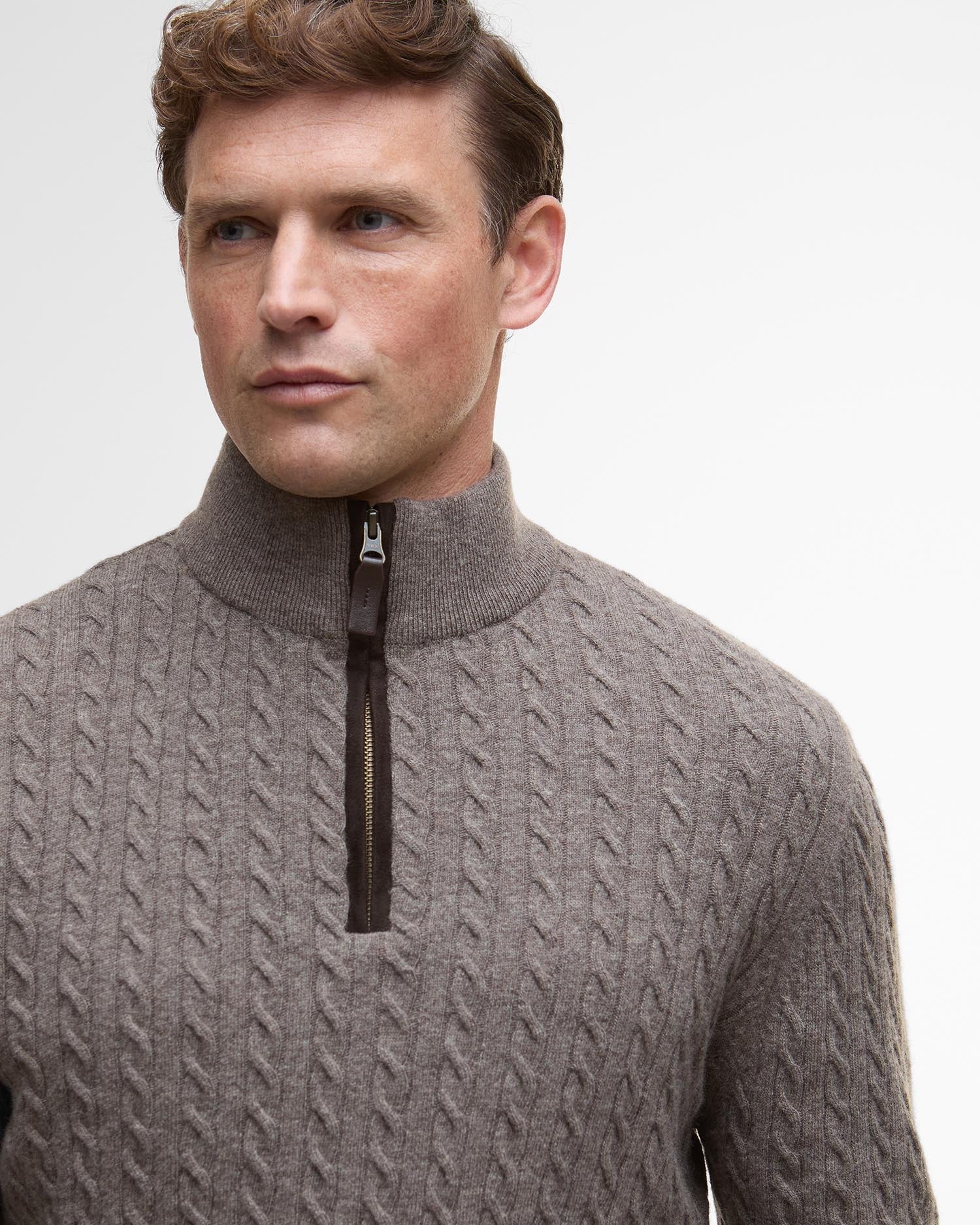 Barbour Men's Ramsden Half Zip Knitted Jumper