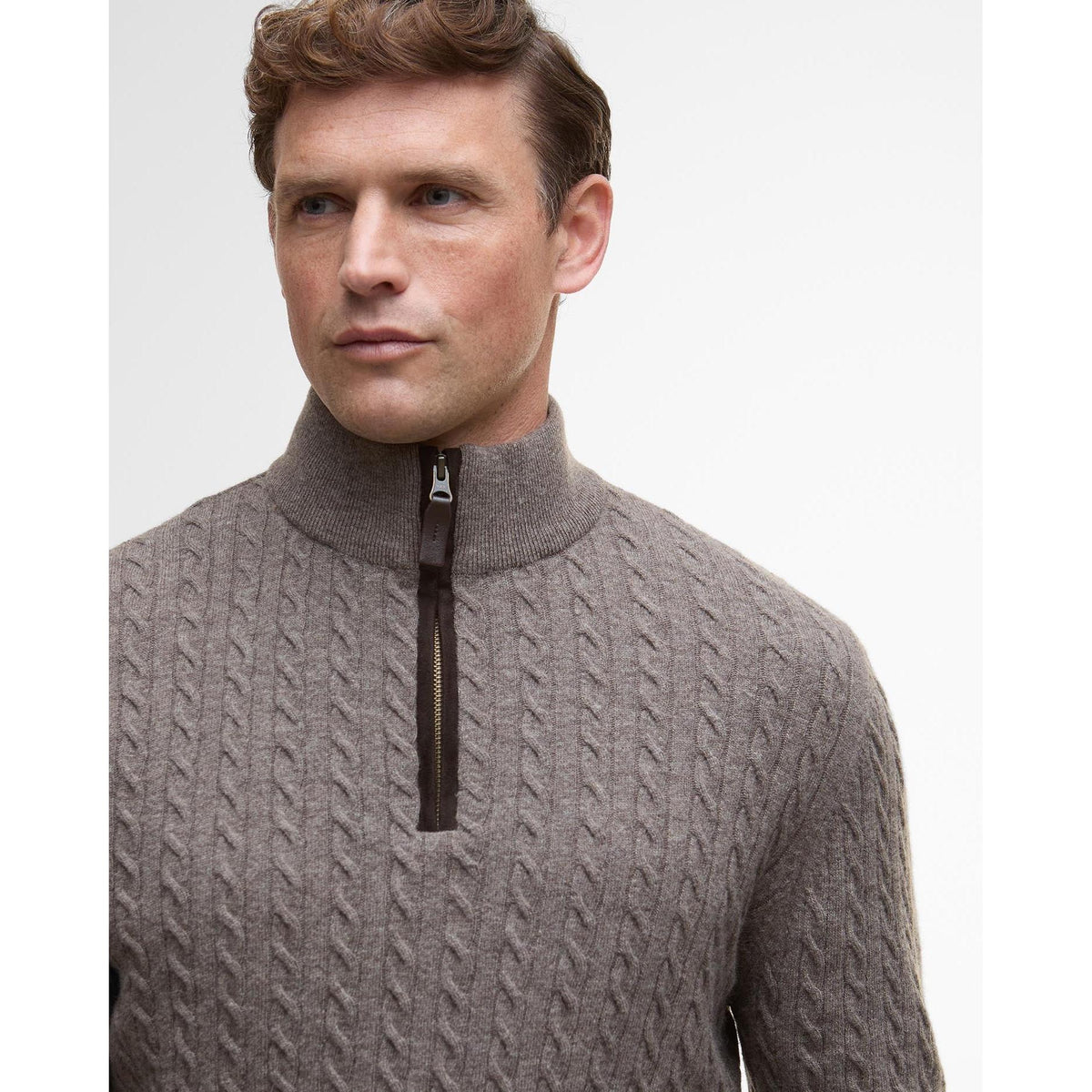 Barbour Men's Ramsden Half Zip Knitted Jumper