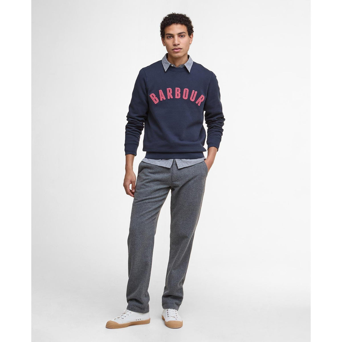 Barbour Men's Prep Logo Crew Neck Sweatshirt