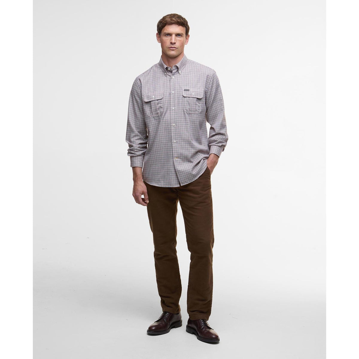 Barbour Men's Fenn Reg Shirt Thermo Weave Gingham