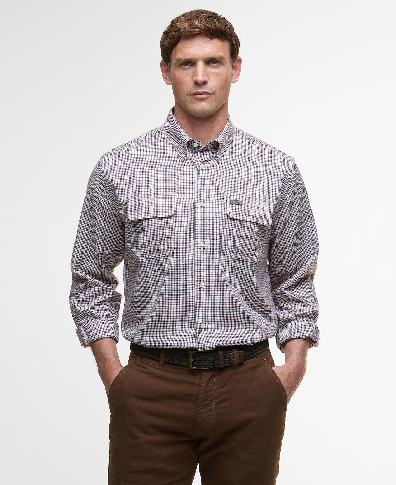 Barbour Men's Fenn Reg Shirt Thermo Weave Gingham