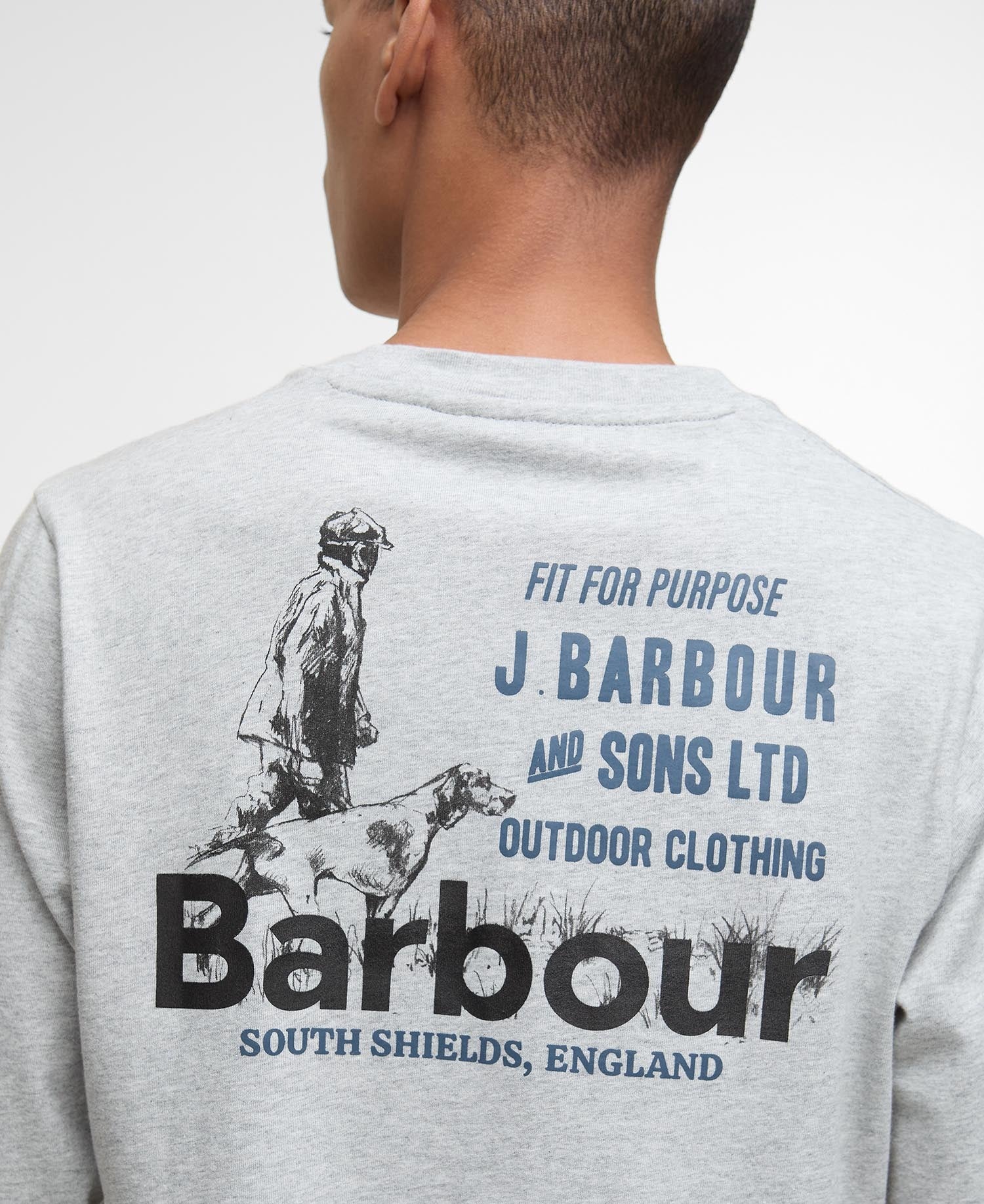 Barbour Men's Pointer Long Sleeve Graphic T-Shirt