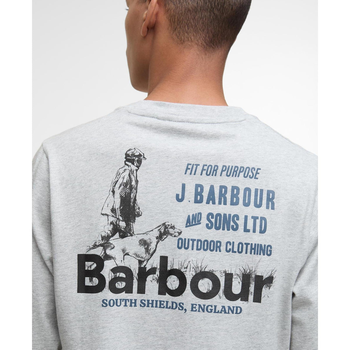 Barbour Men's Pointer Long Sleeve Graphic T-Shirt
