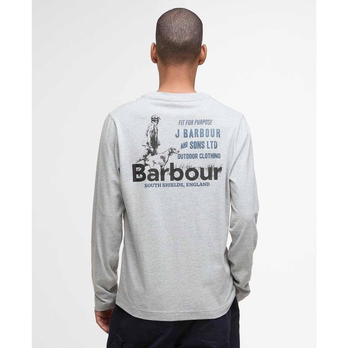 Barbour Men's Pointer Long Sleeve Graphic T-Shirt