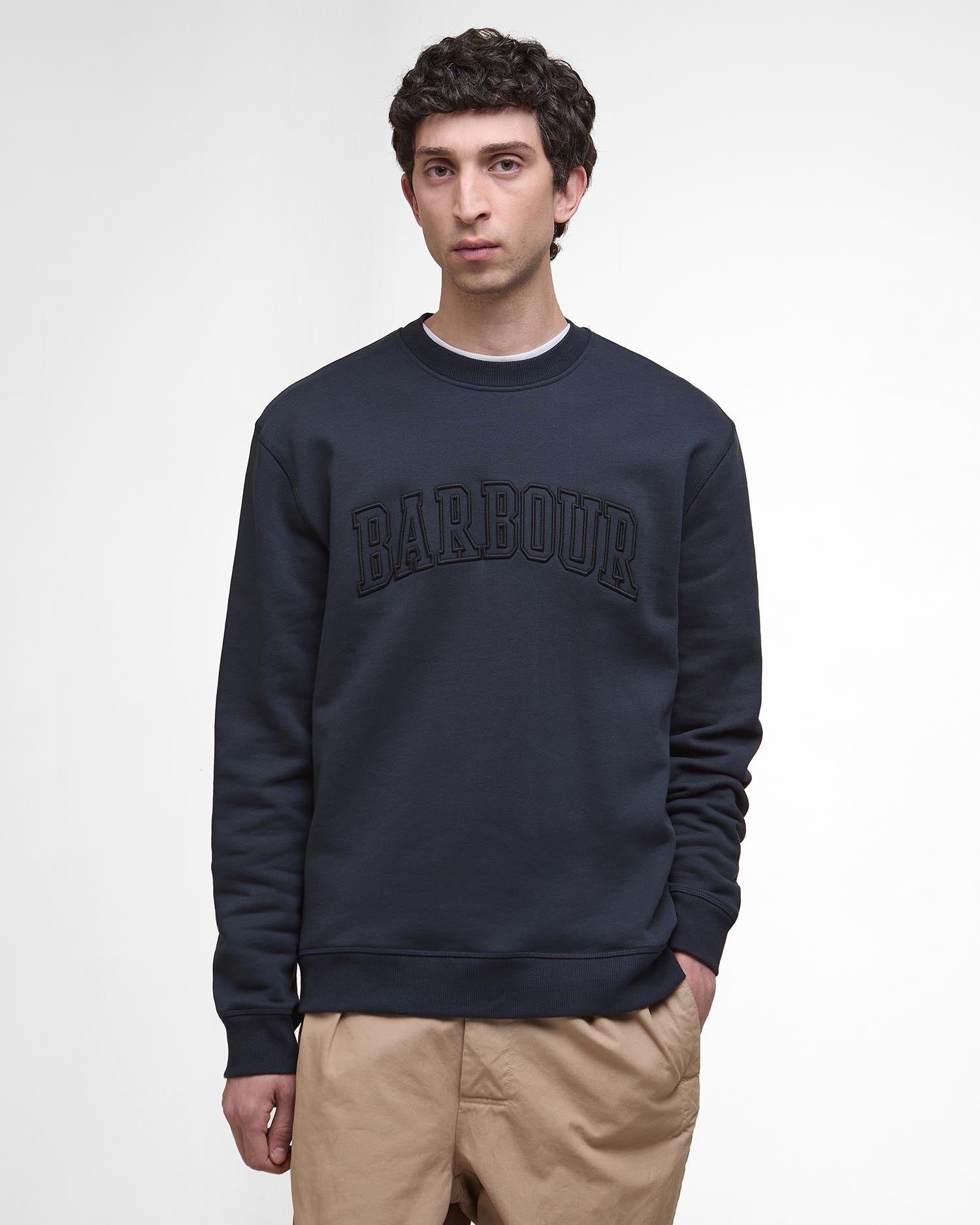 Barbour Men's Cragwell Sweat Relaxed Crew Neck