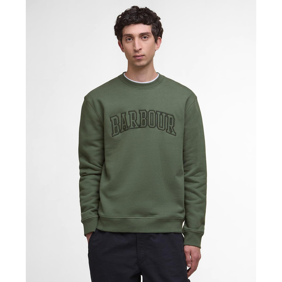 Barbour Men's Cragwell Sweat Relaxed Crew Neck