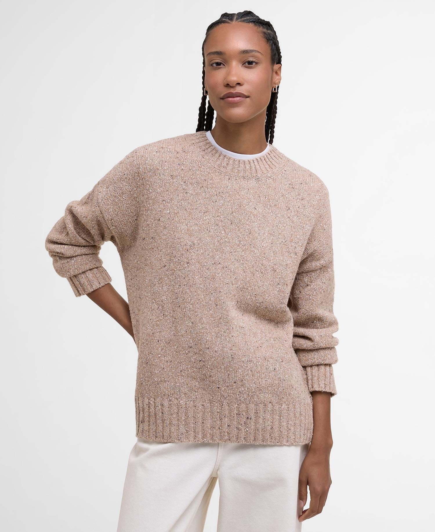 Barbour Women's Lavensdale Crew Knitted Jumper