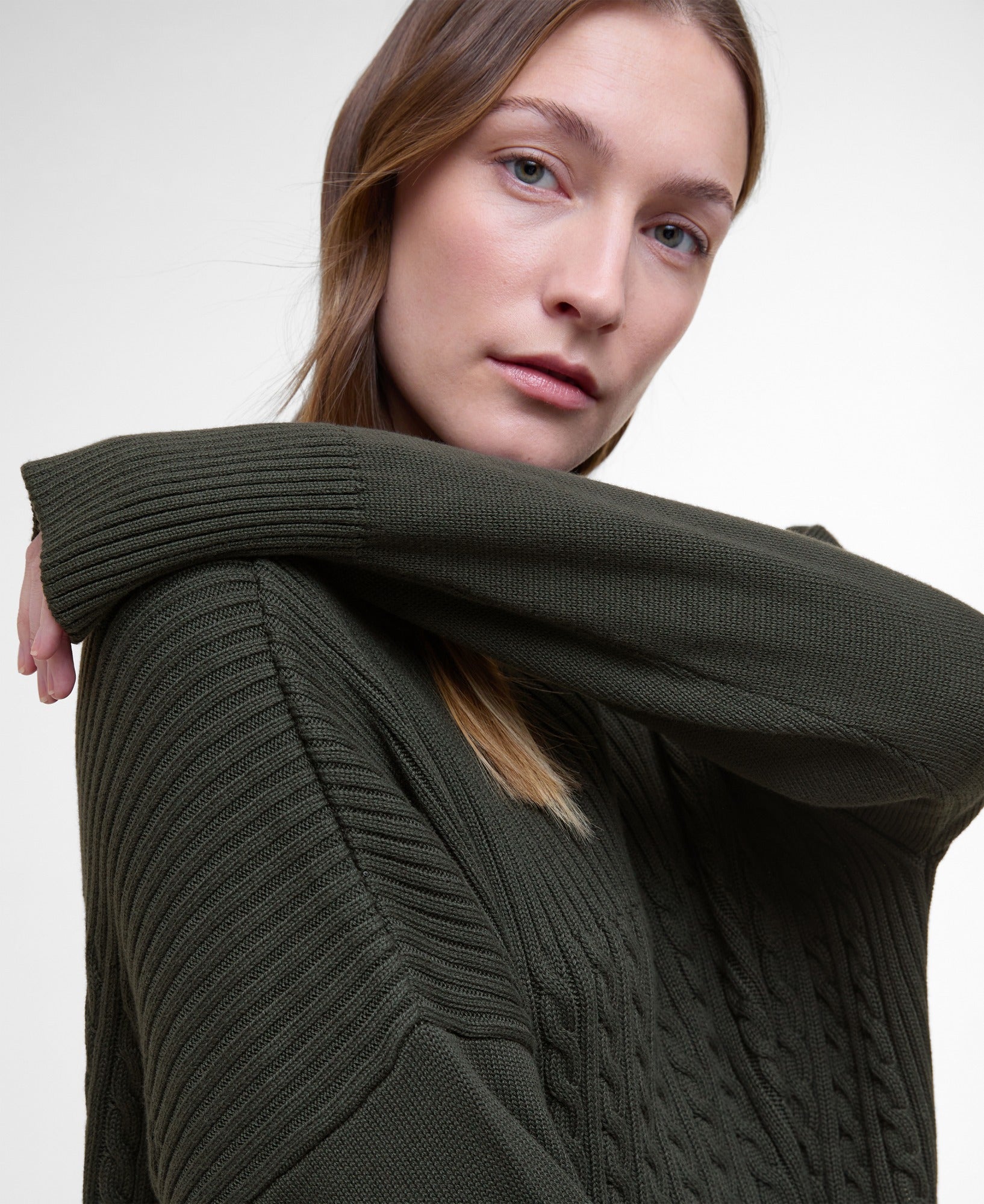 Barbour Women's Stitch Guernsey Cape