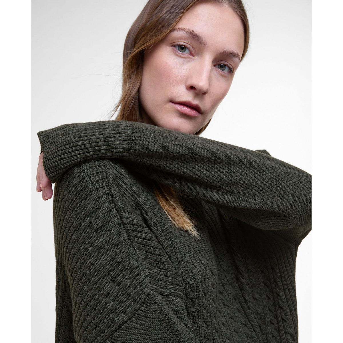 Barbour Women's Stitch Guernsey Cape