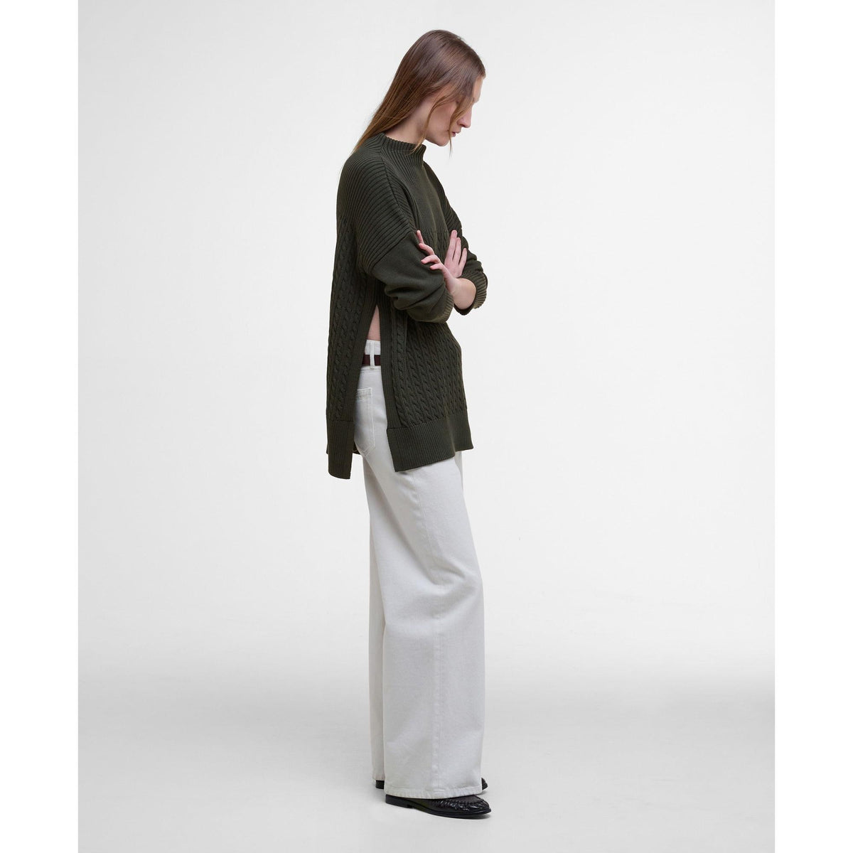 Barbour Women's Stitch Guernsey Cape