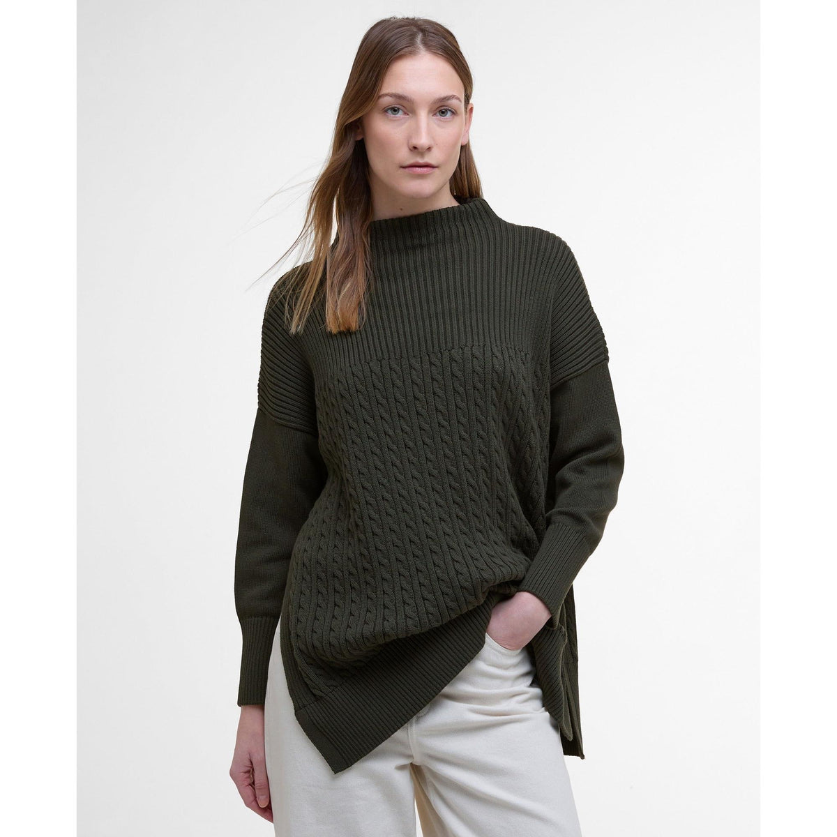 Barbour Women's Stitch Guernsey Cape