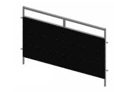 Bateman Cattle Stokbord Clad Hurdle