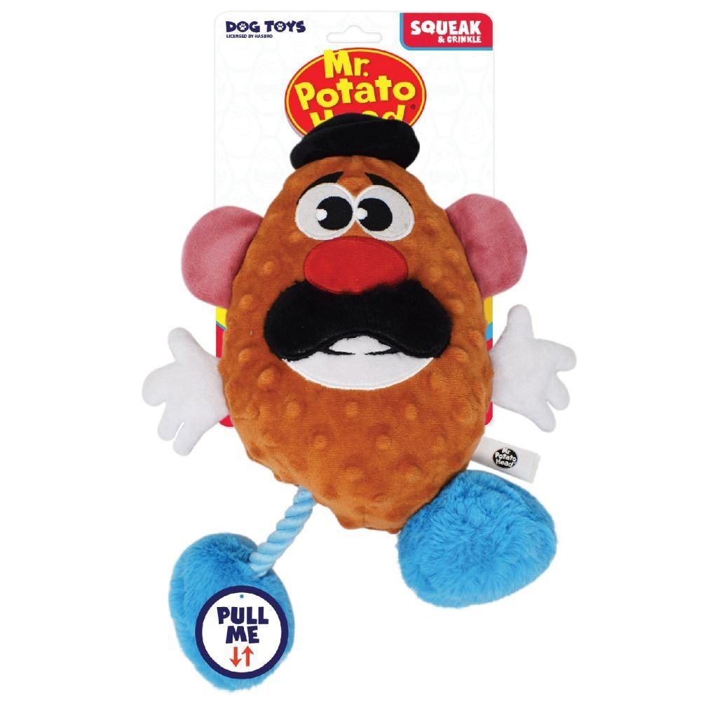 Hasbro Dog Toy - Mr. Potato Head Squeak & Crinkle