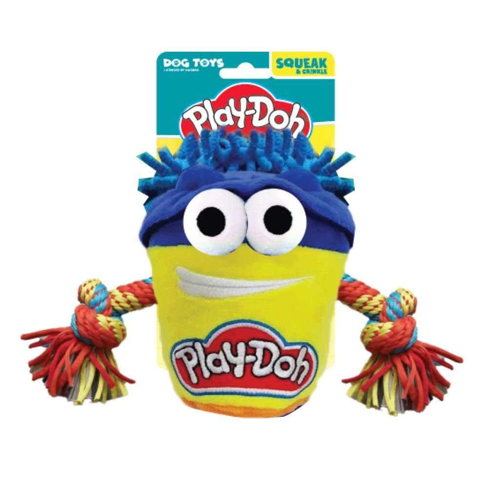 Hasbro Dog Toy - Play-Doh Do-Doh T-Shirt Rope & Squeak