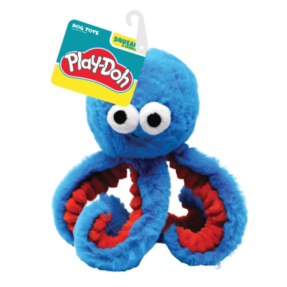 Hasbro Dog Toy - Octopus Squeak & Crinkle
