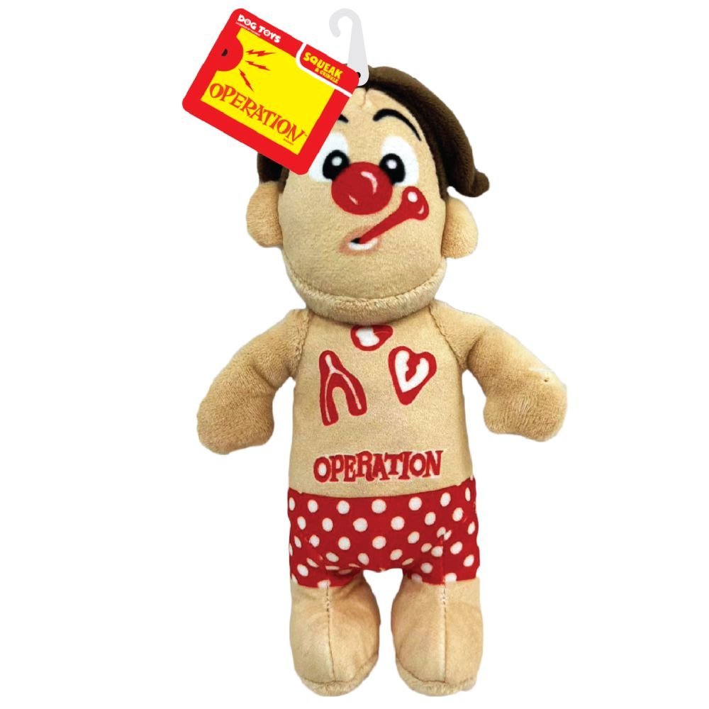 Hasbro Dog Toy - Operation Squeak & Crinkle Cavity Sam