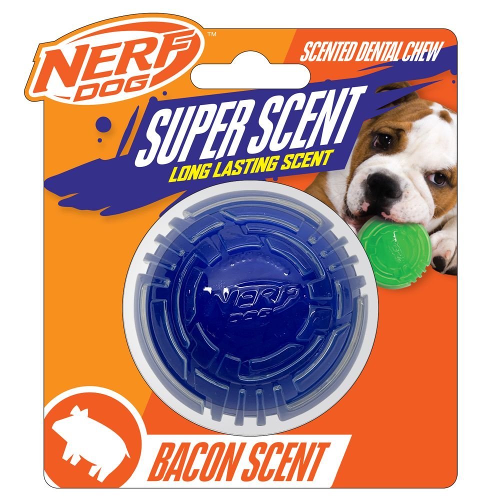 Nerf Dog Toy TPR/PP Scented Bacon Super Scent Ball