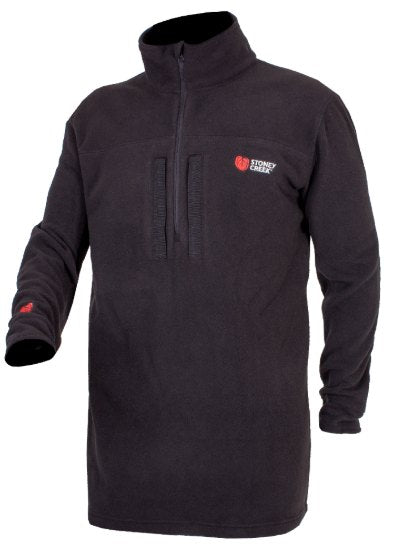 Stoney Creek Mens Twin Zip Top , Black