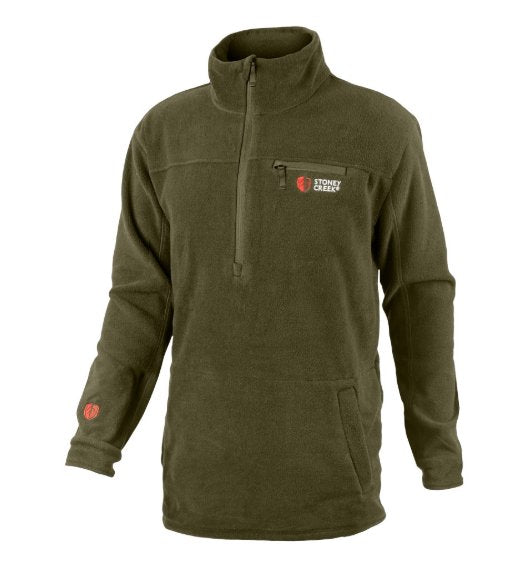 Stoney Creek Unisex Quarter Zip Top , Bayleaf