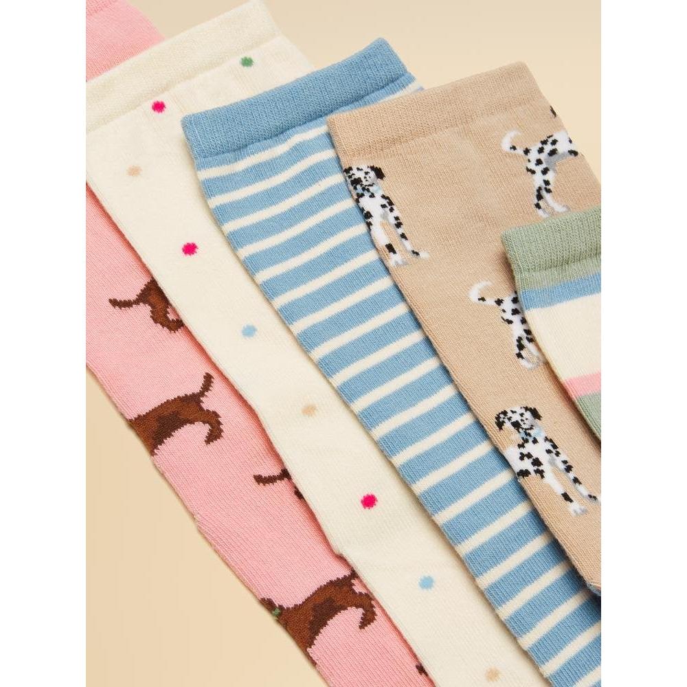 Joules Women's Everyday Socks - 5pk
