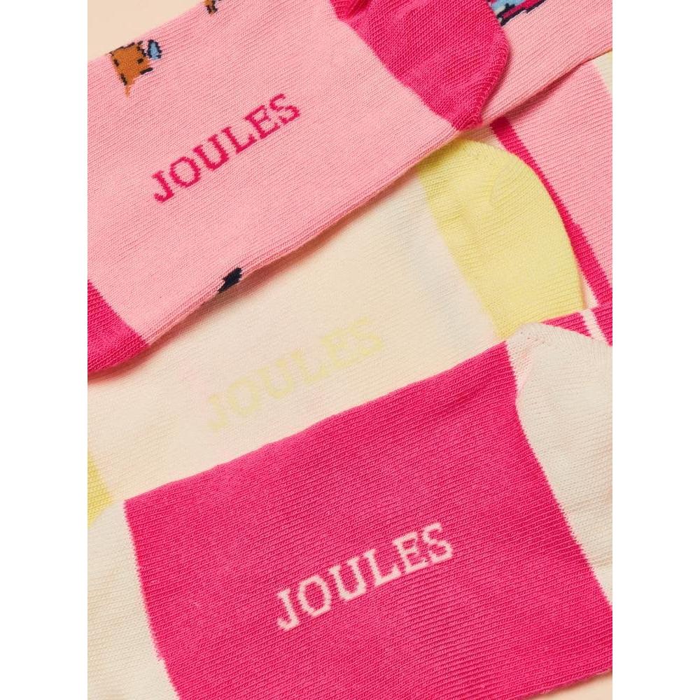 Joules Girls Neat Feet Socks - 3pk