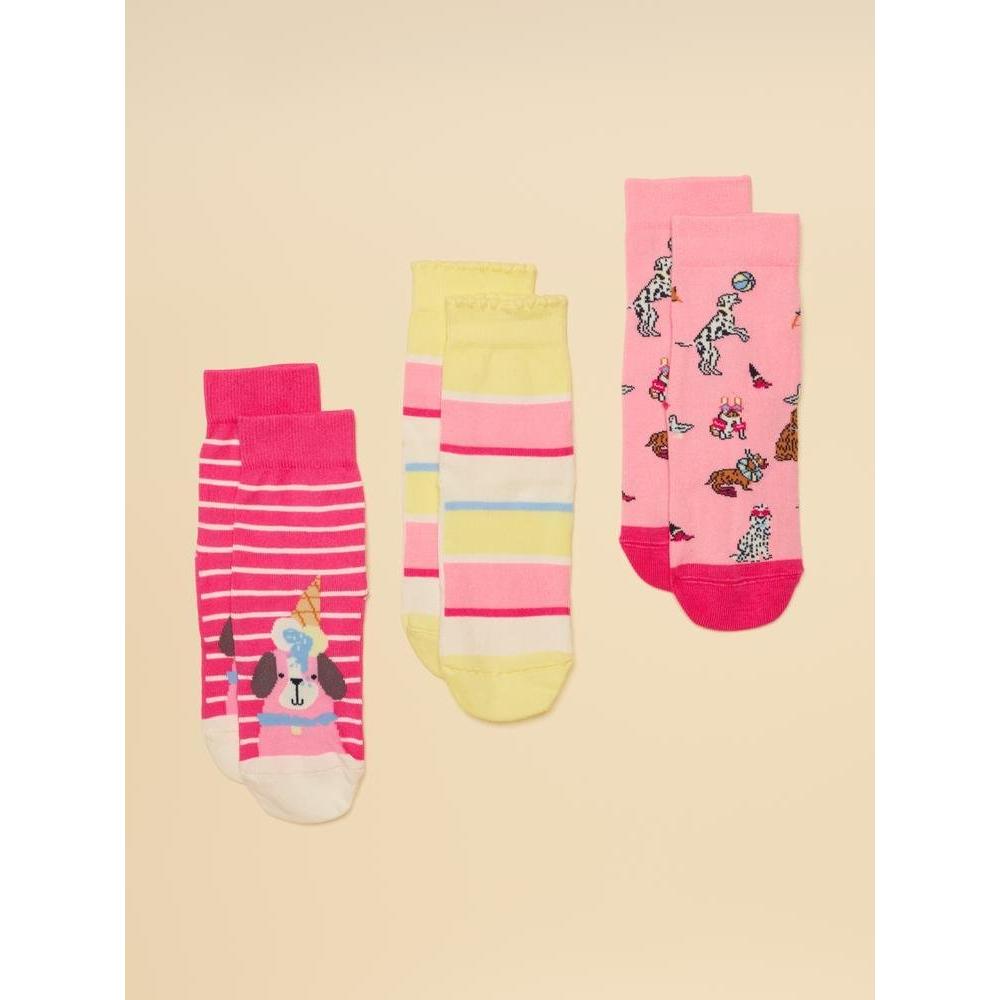 Joules Girls Neat Feet Socks - 3pk