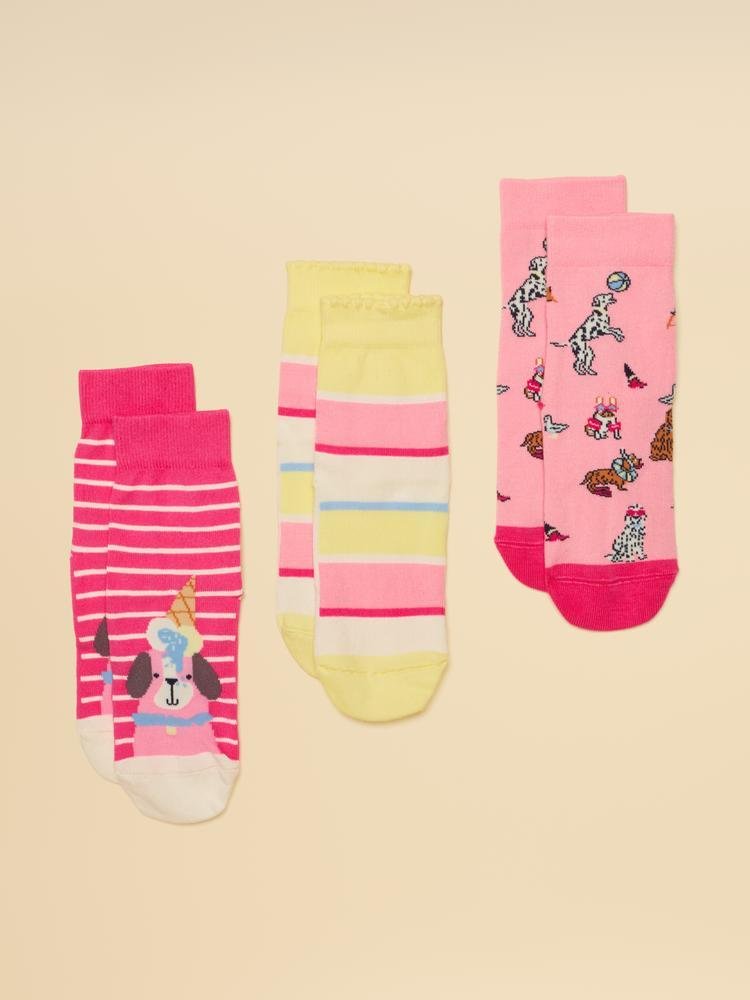 Joules Girls Neat Feet Socks - 3pk