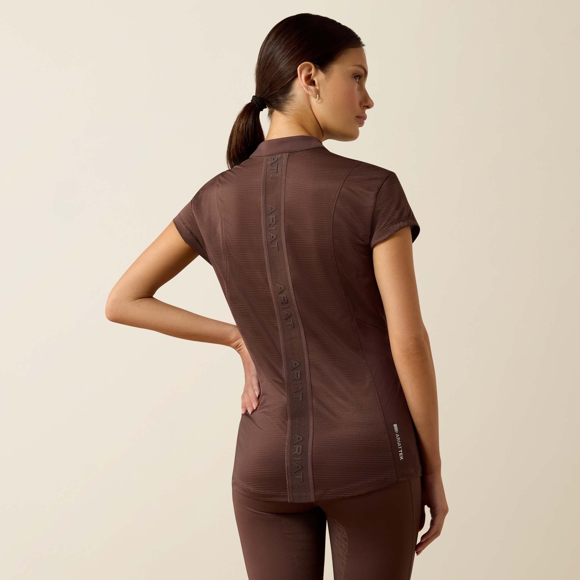 Ariat Women's Breathe 1/2 Zip Short Sleeve Baselayer
