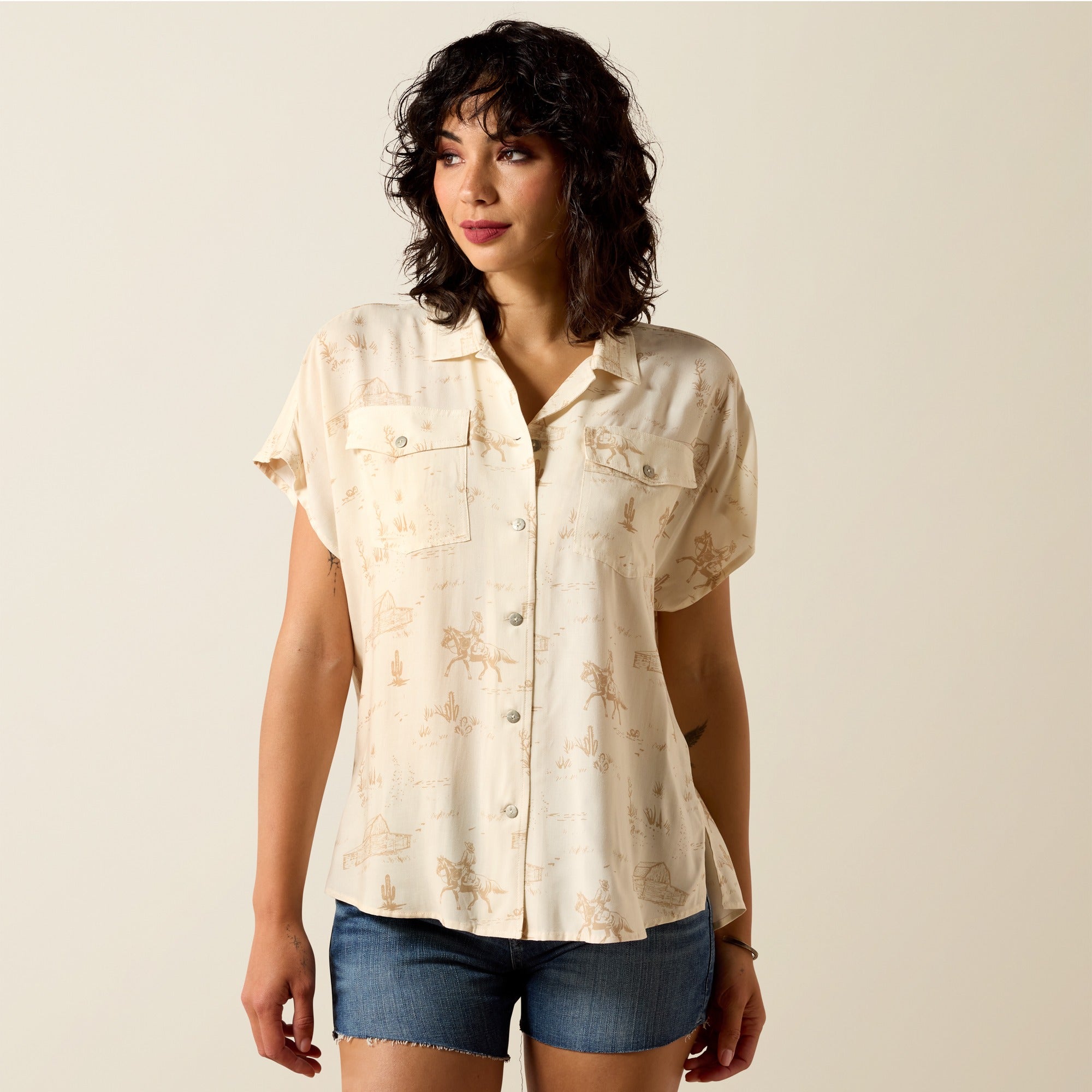Ariat Women's Badlands Short Sleeve Shirt