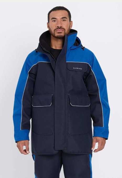 Kaiwaka Men's Stormforce Blue Parka