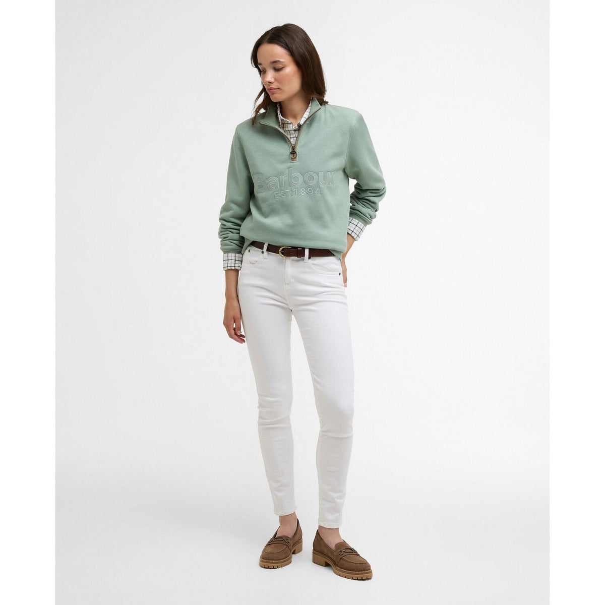 Barbour Women's Cynthia 1/2 Zip Sweatshirt