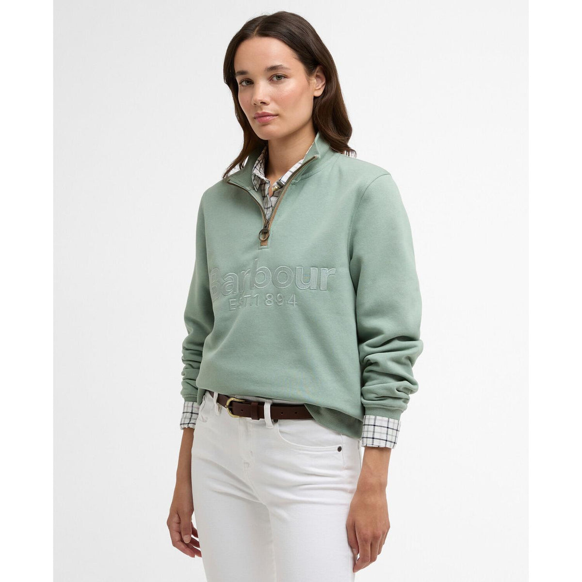 Barbour Women's Cynthia 1/2 Zip Sweatshirt