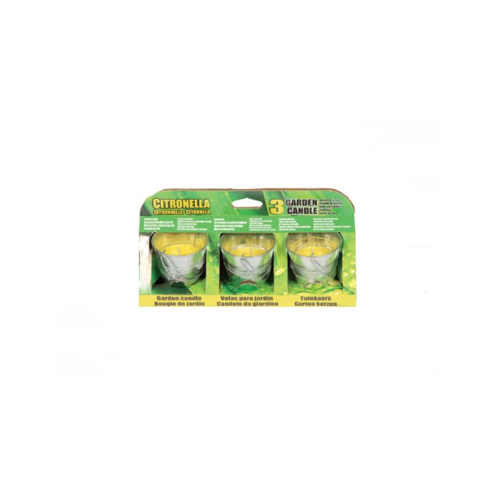 Citronella Candle Bucket - 3pk