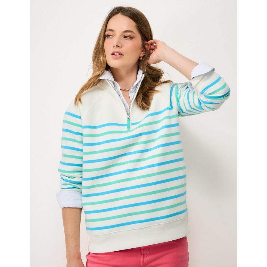 Crew Clothing Women's Half Zip Sweatshirt