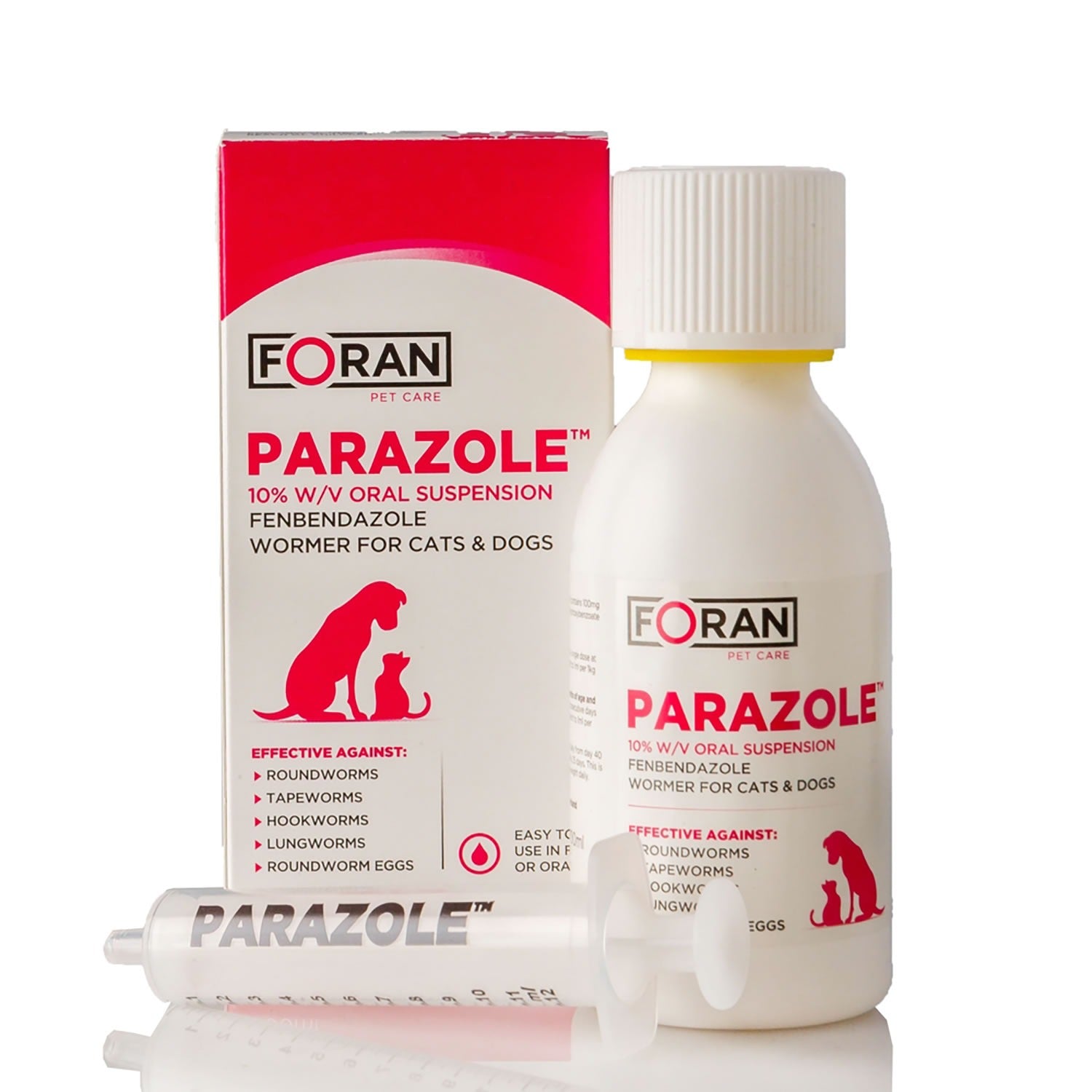 Foran Pet Care Parazole Wormer | For Cats & Dogs - 100ml