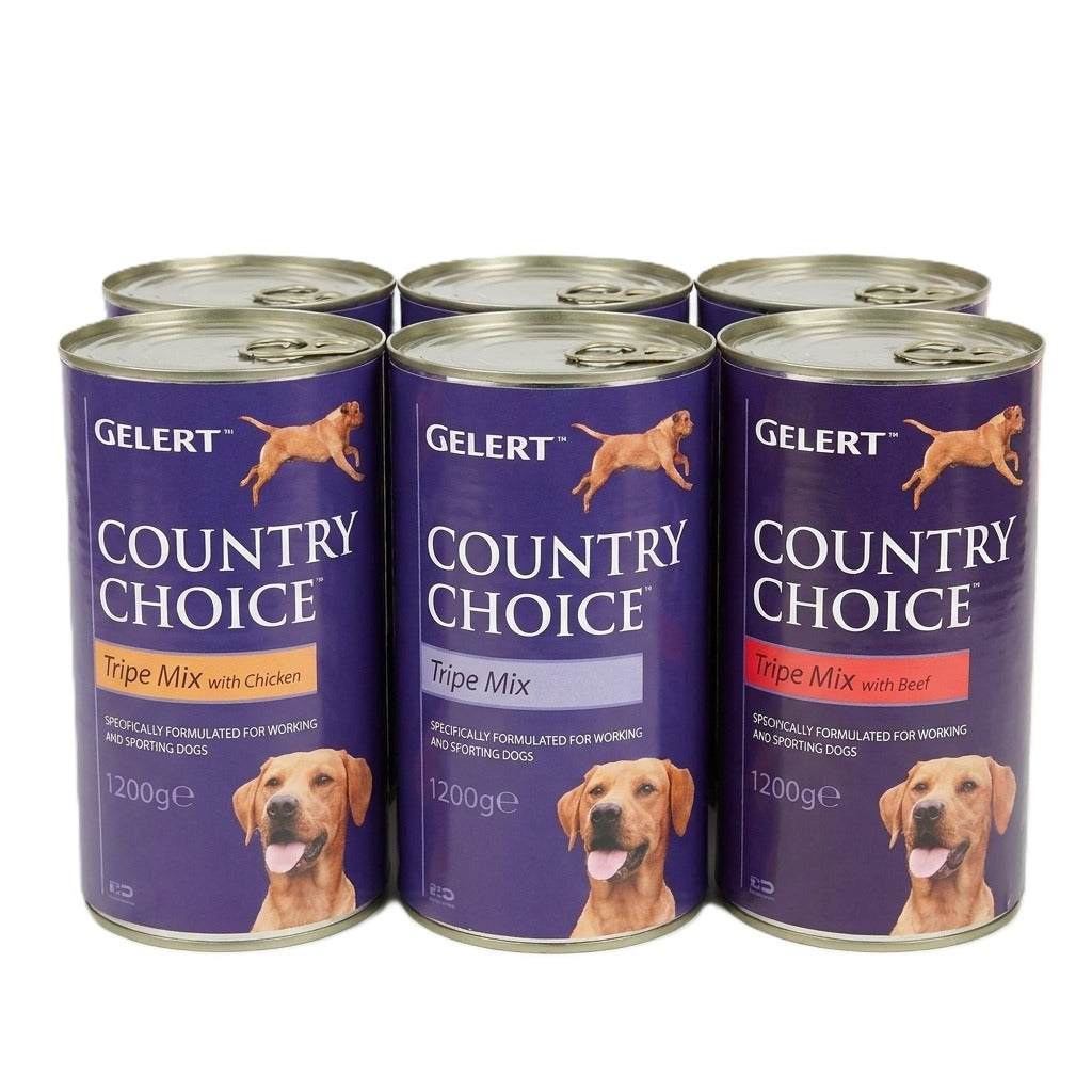 Gelert Dog Country Choice Tripe Mix - 6pk