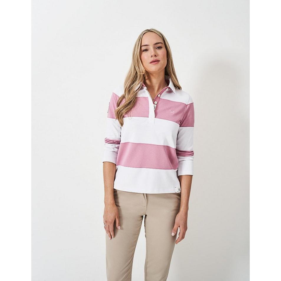 Crew Clothing Women's Stripe Rugby Shirt