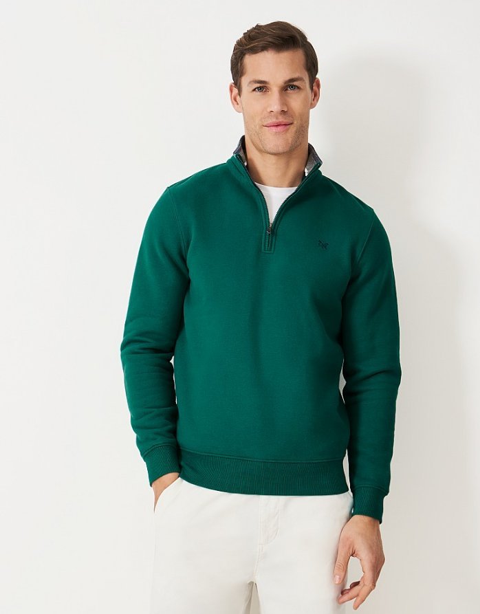 Crew Clothing Men's Classic Half Zip Sweat Shirt