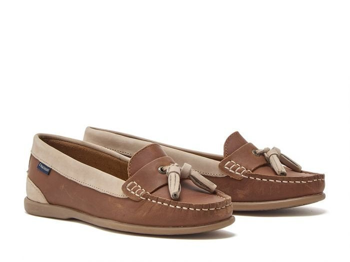 Chatham Pulau Tassel Loafers Tan/Sand