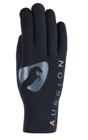 Shires Aubrion SuperGrip Yard Gloves - Childs, Black