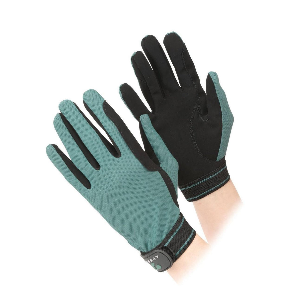 Shires Aubrion Mesh Riding Glove Black