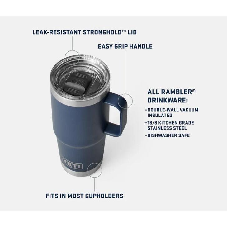 YETI RAMBLER 20 OZ TRAVEL MUG