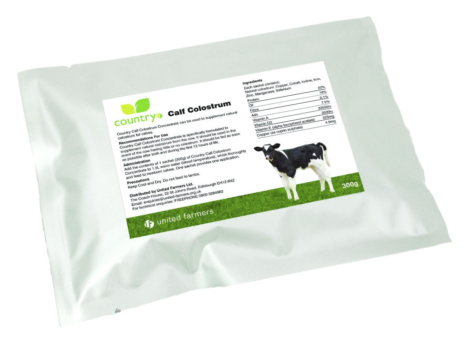 Country Calf Colostrum 300g Sachet