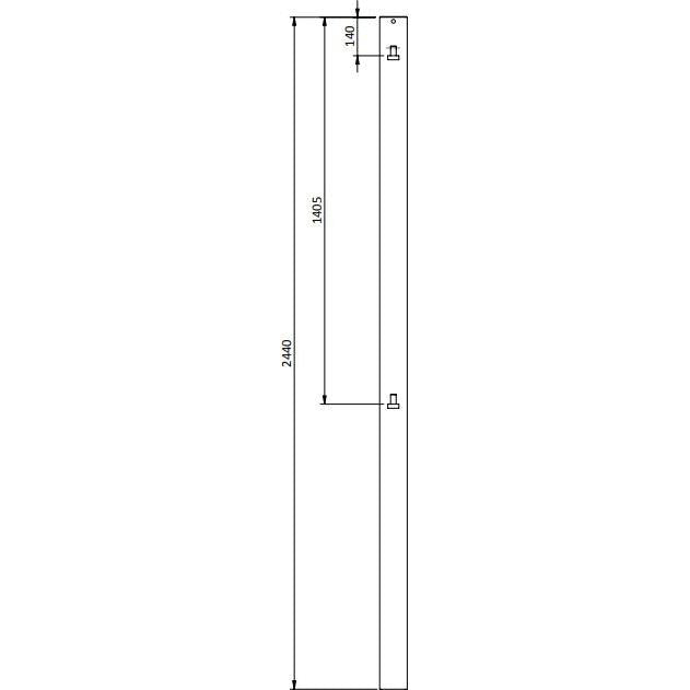 Hang Post To Suit Premier Gate - 100 X 100mm