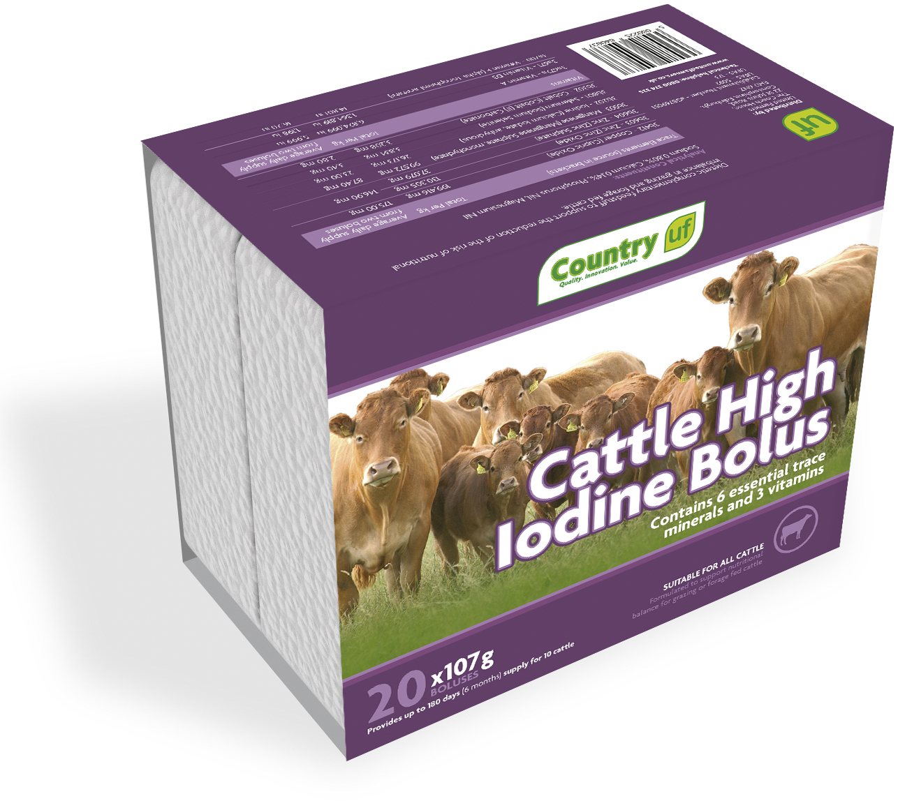 Country Cattle Bolus High Iodine - 20pk