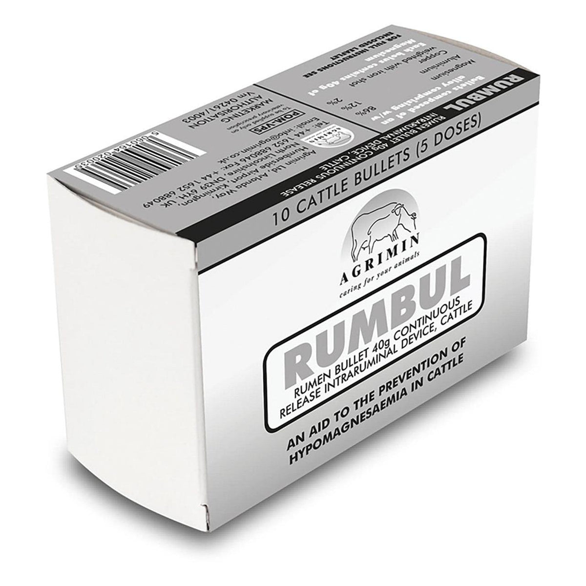 Agrimin Rumbul Cattle 10pk Magnesium Bolus