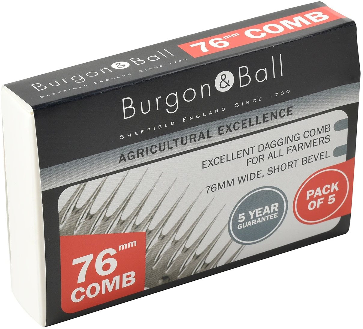 Comb - Burgon 5 Pack