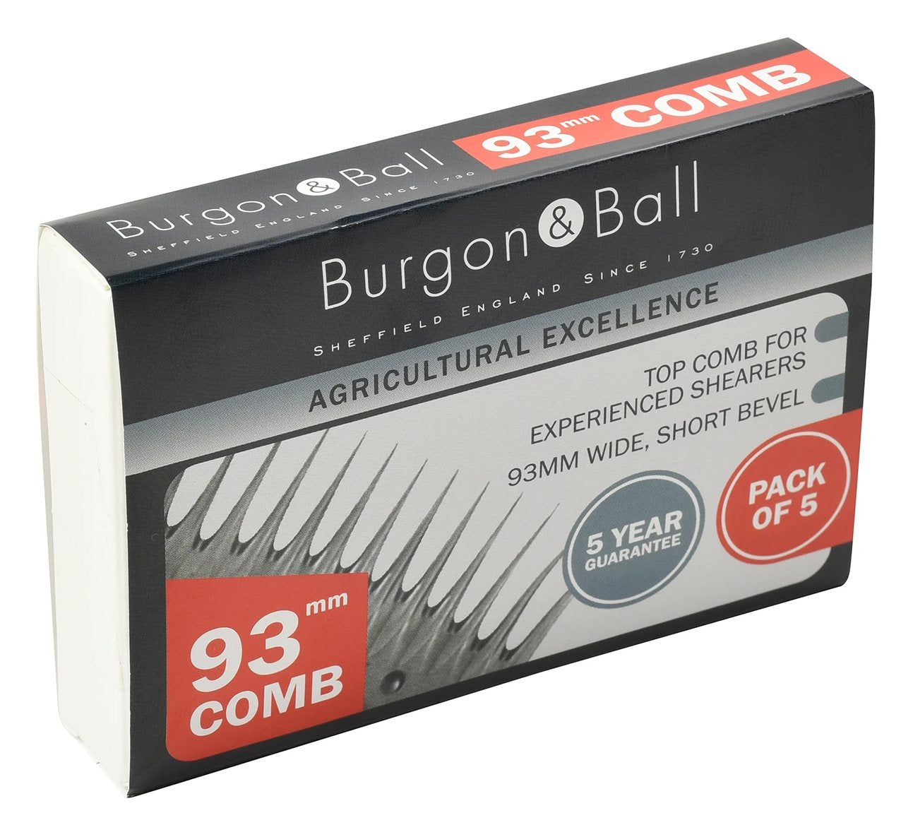 Comb - Burgon 5 Pack