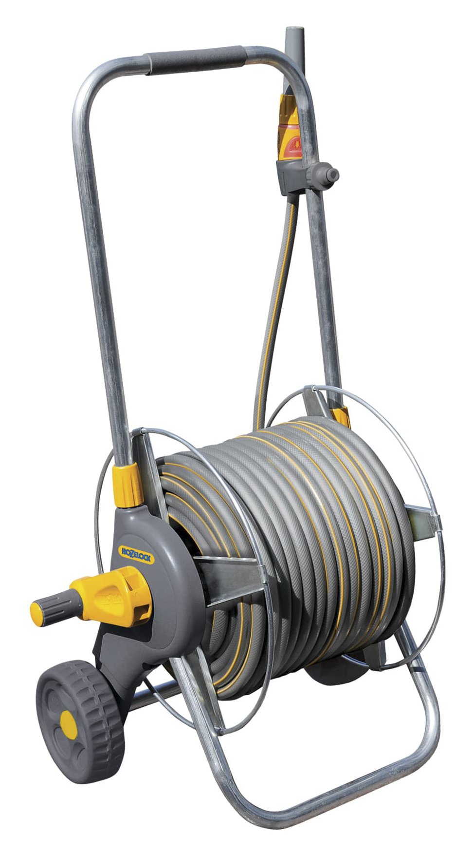 Hozelock Metal Hose Cart C/w Hose - 30m